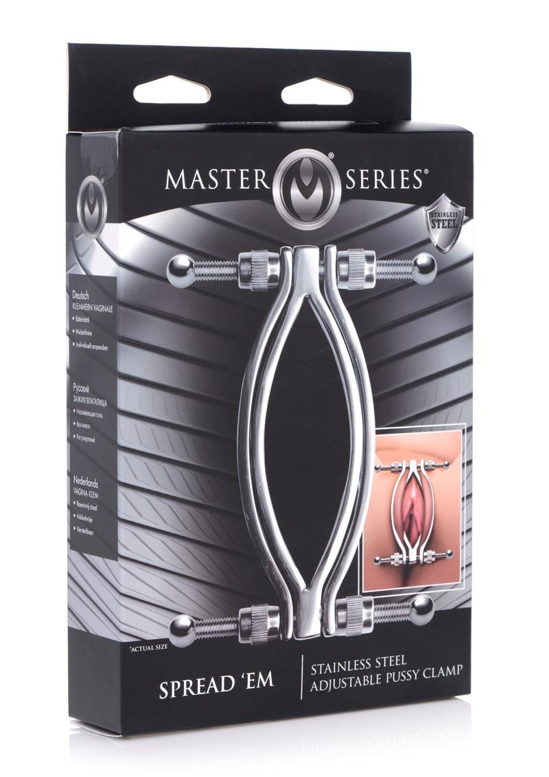 Master Series Stainless Steel Adjustable Pussy Clamp