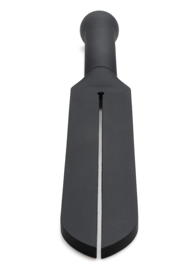 Master Series Stung Silicone Tawse Whip - Black