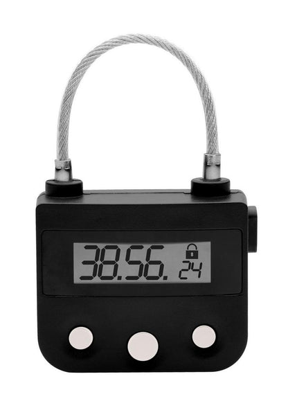 Master Series The Key Holder Time Lock - Rechargeable - Black