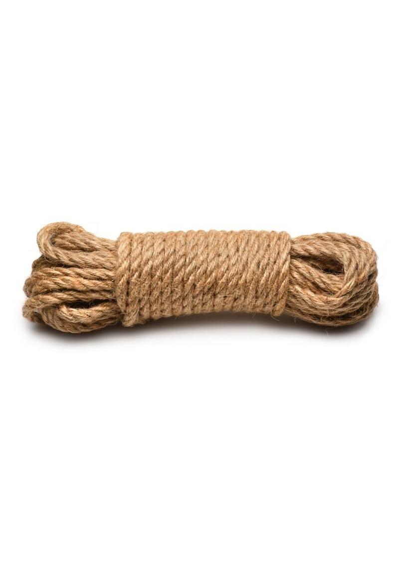 Master Series Tied Up Jute Bondage Rope - Tan - 25ft