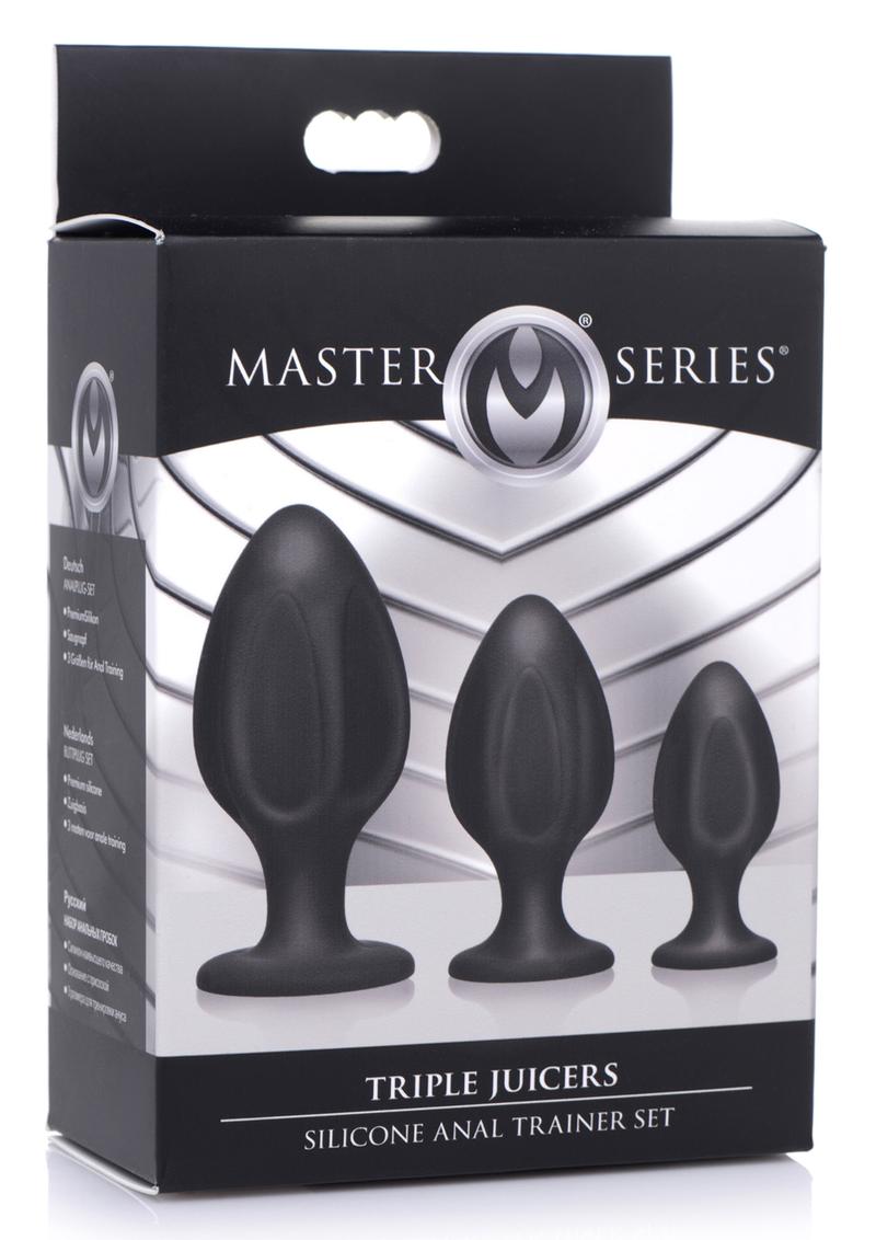 Master Series Triple Juicers Silicone Anal Trainer