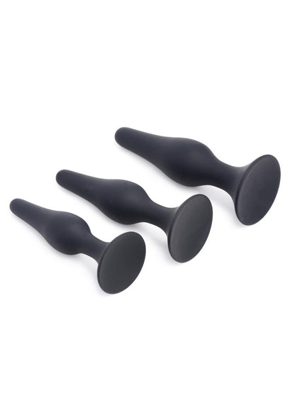 Master Series Triple Spire Tapered Silicone Anal Trainer