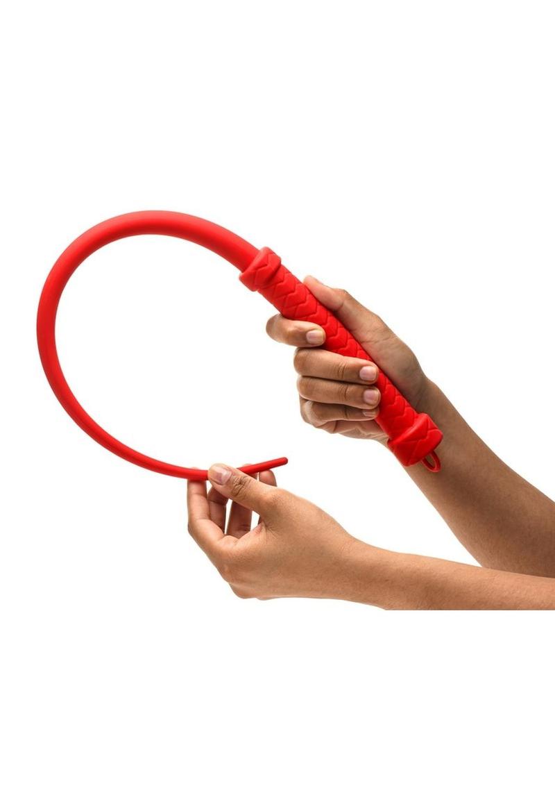 Master Series Viper Tail Silicone Whip - Red