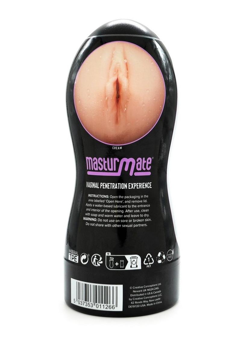 Masturmate Silicone Vagina Masturbator - Vanilla