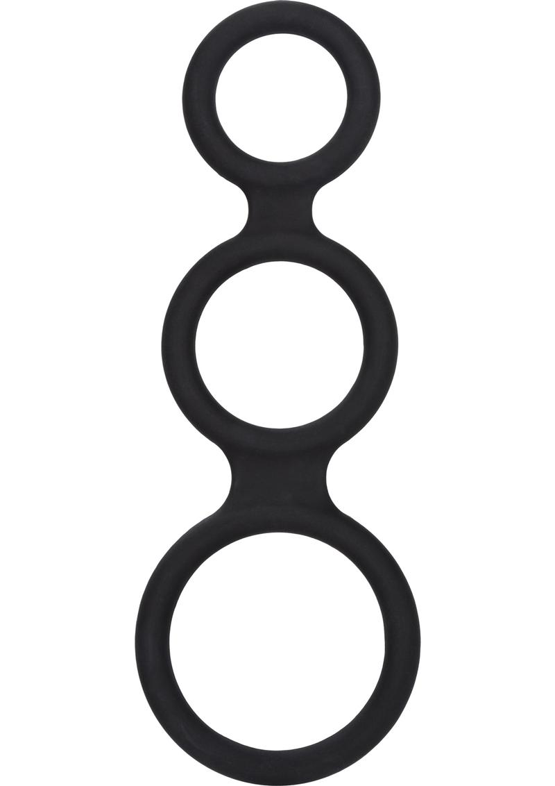 Maximizer Enhancer Silicone Cock Ring - Black