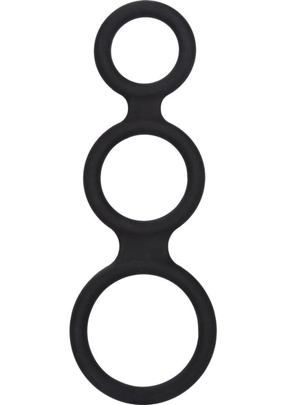 Maximizer Enhancer Silicone Cock Ring - Black