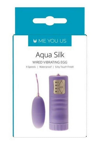 ME YOU US Aqua Silk Vibrating Egg with Remote Control