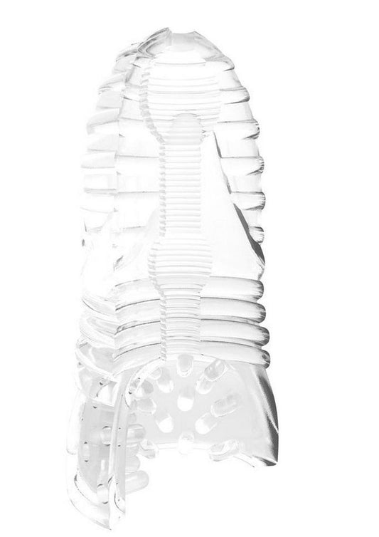 ME YOU US Glacier Dual End Stroker Masturbator - Clear
