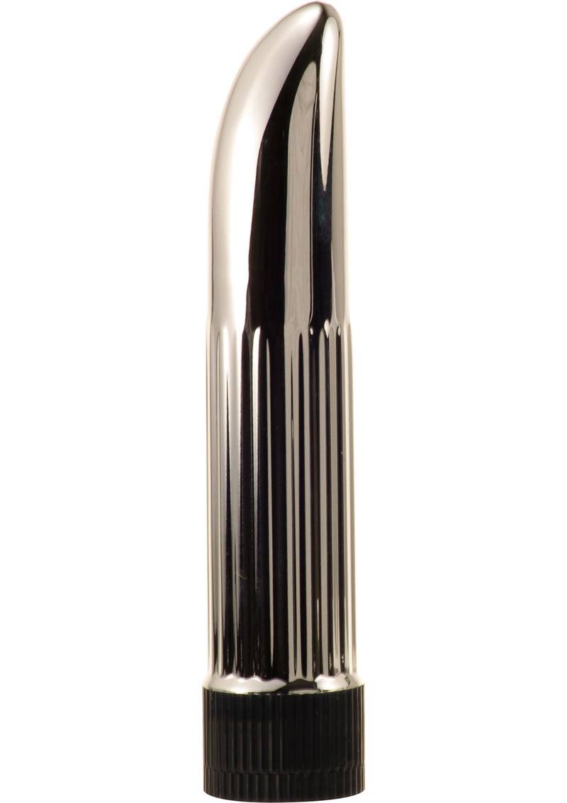 ME YOU US Lady Lust Ribbed Mini Vibrator - Silver