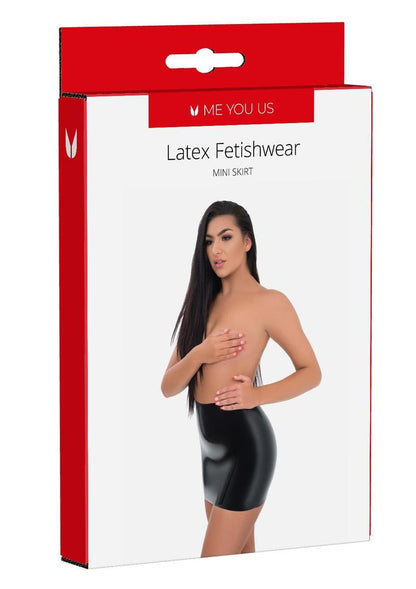 ME YOU US Latex Mini Skirt