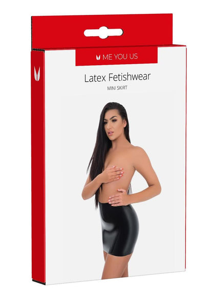 ME YOU US Latex Mini Skirt