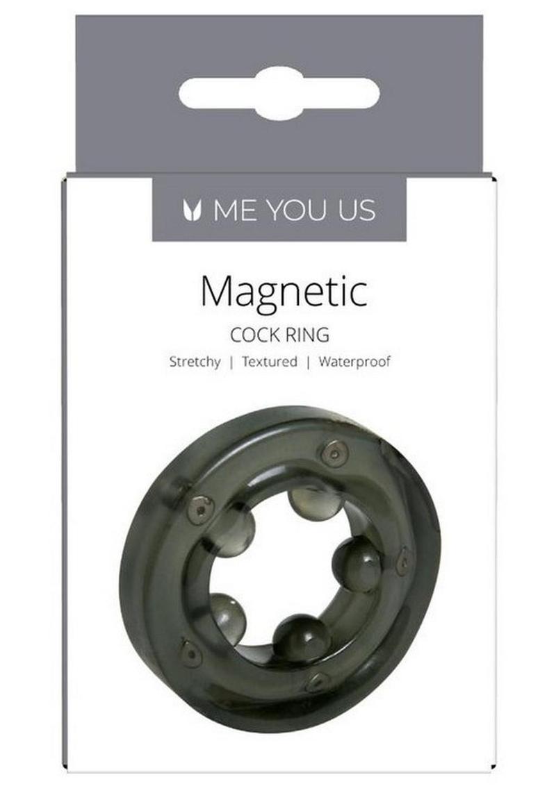 ME YOU US Magnetic Cock Ring - Black