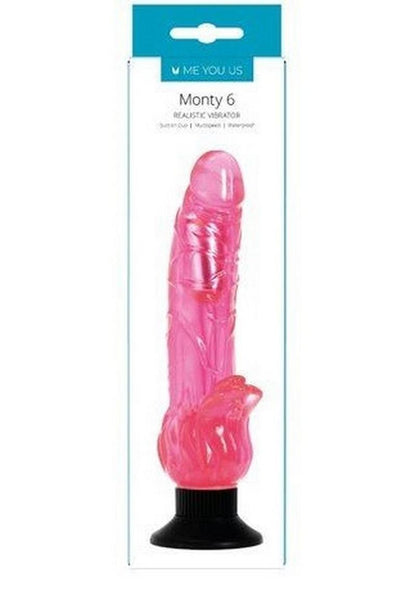 ME YOU US Mounty 6 Realistic Vibrator - Pink