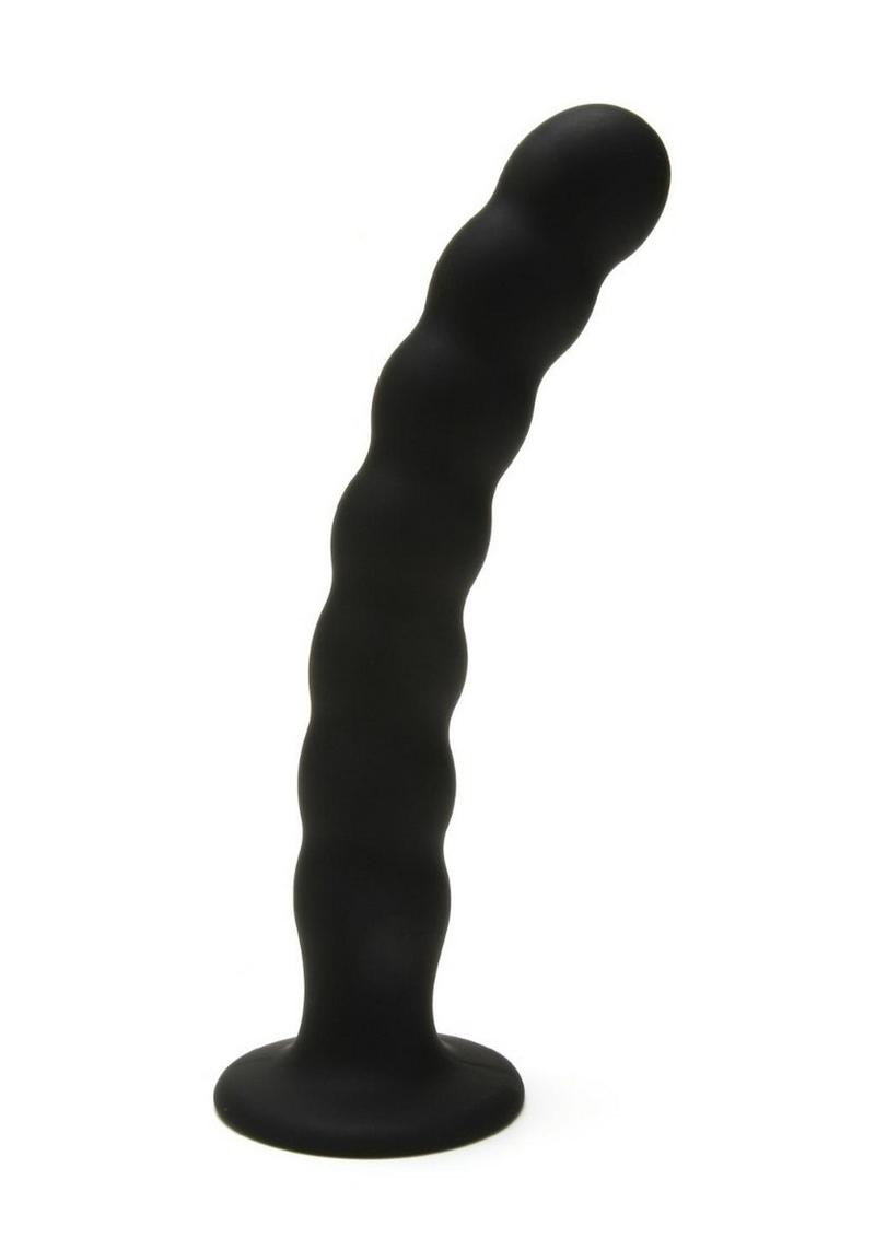 ME YOU US Ripple G-Spot Peg - Black - 8in