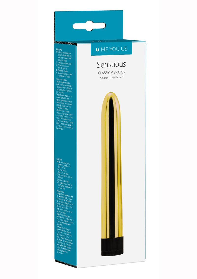 ME YOU US Sensuous Smooth Vibrator - Gold