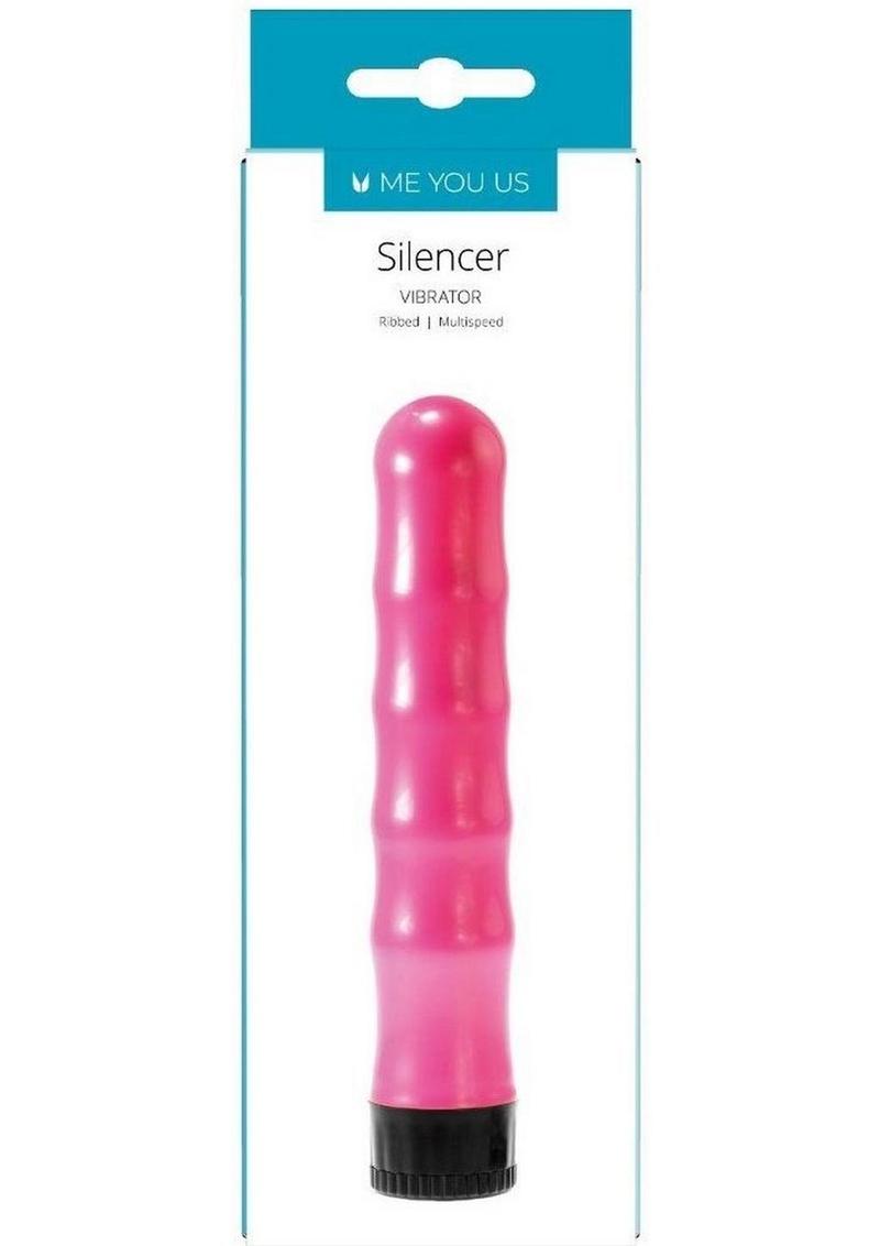 ME YOU US Silencer Rippled Vibrator - Pink