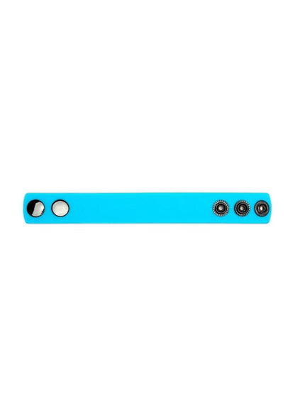 ME YOU US Silicone Cock Strap - Blue/Light Blue