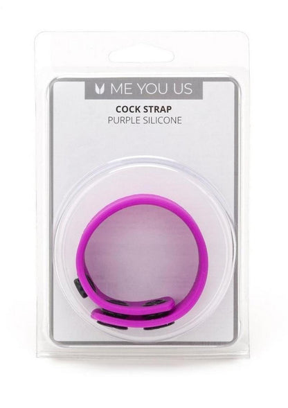 ME YOU US Silicone Cock Strap - Purple