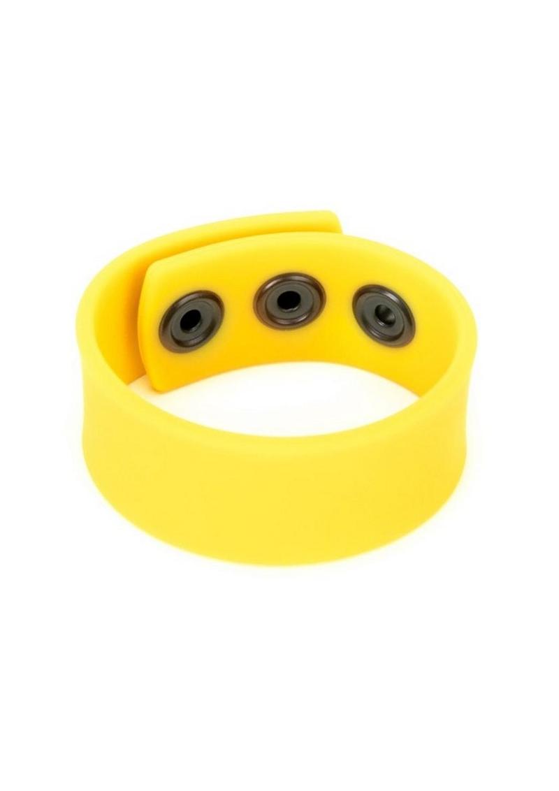 ME YOU US Silicone Cock Strap - Yellow