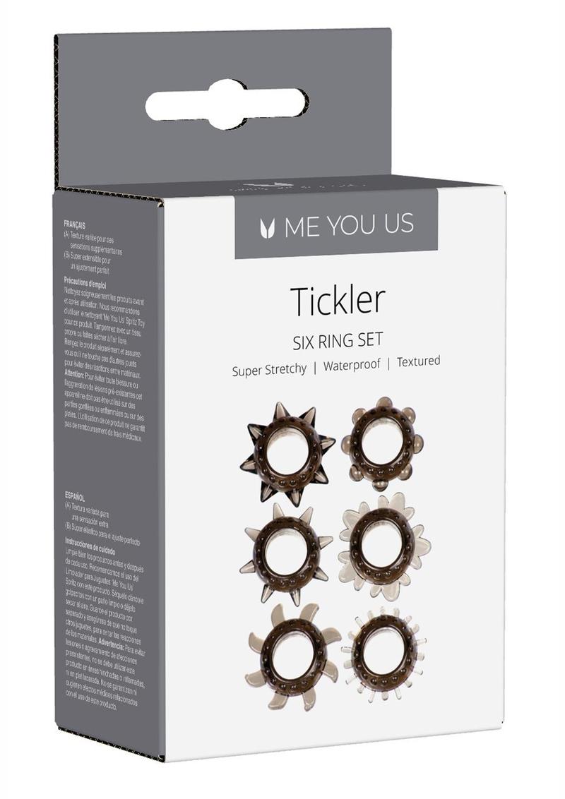 ME YOU US Tickler Ring Set Assorted Textured Cock Rings