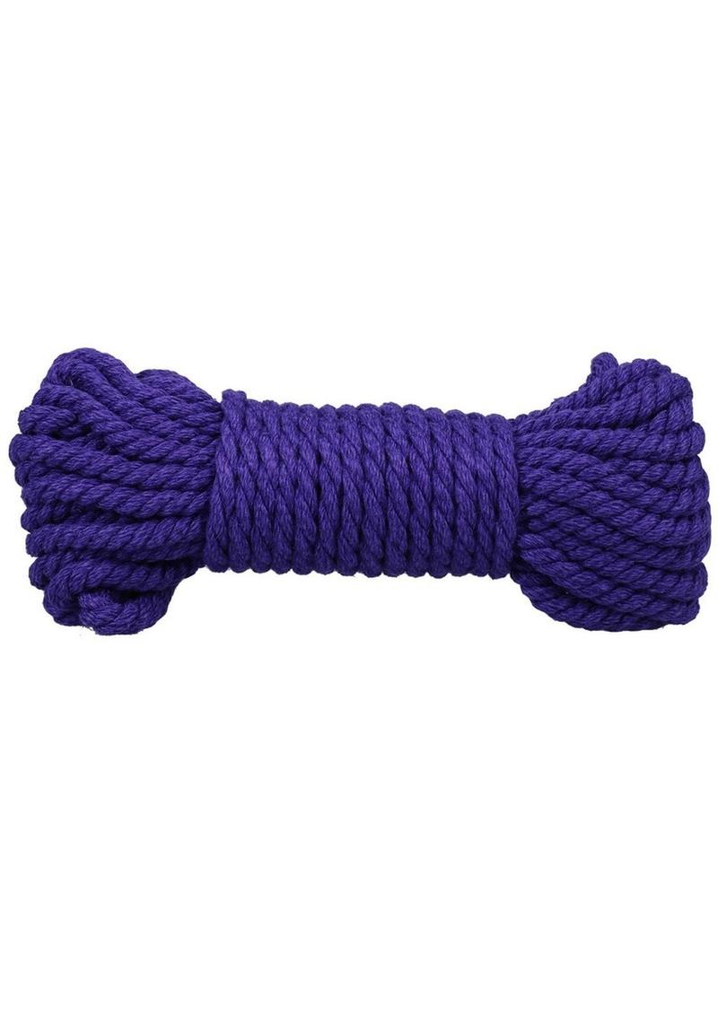 Merci Bind and Tie 6mm Hemp Bondage Rope - Purple - 30ft