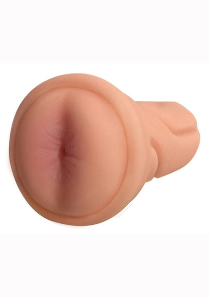 Mistress Shay Vibrating Bioskin Dual Density Stroker - Ass - Vanilla