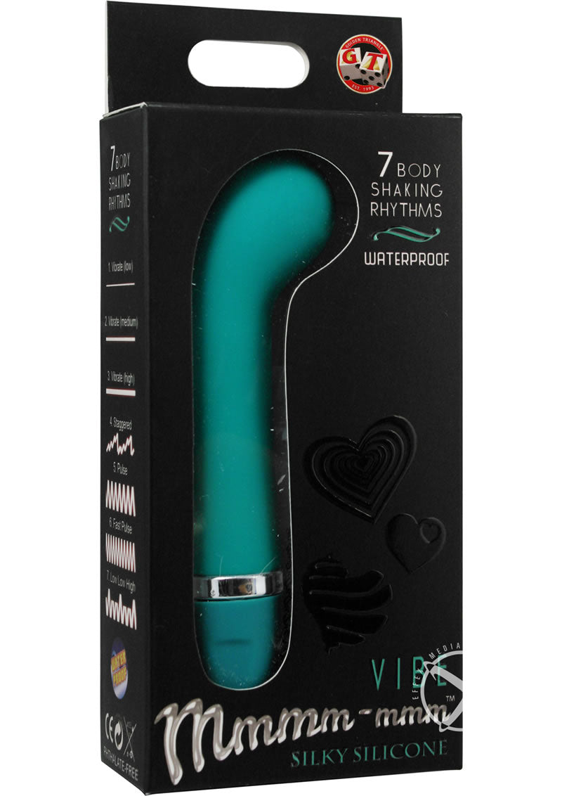 Mmmm Mmm Silicone G-Spot Vibrator - Teal