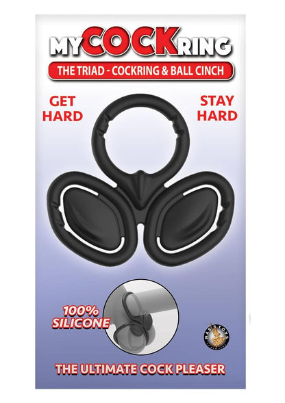 My Cockring The Triad Silicone Cock Ring and Ball Cinch