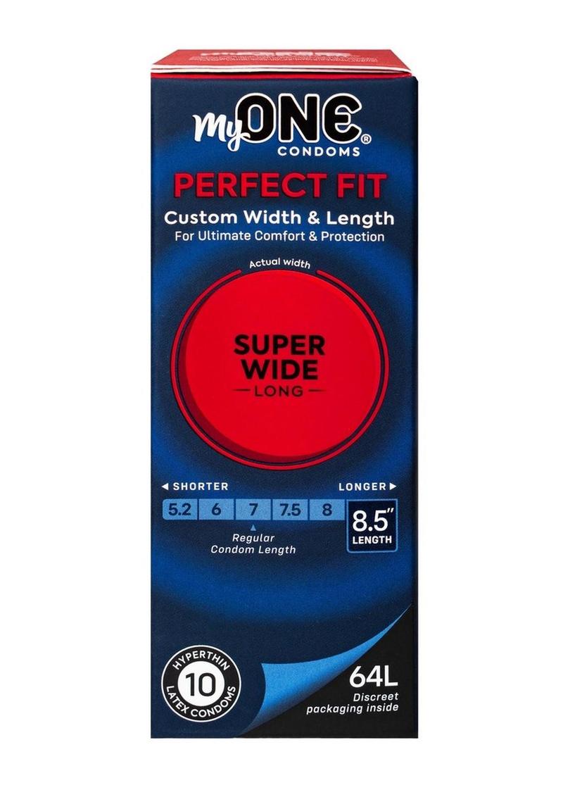 My One Super Wide and Long Condoms - 10 Pack