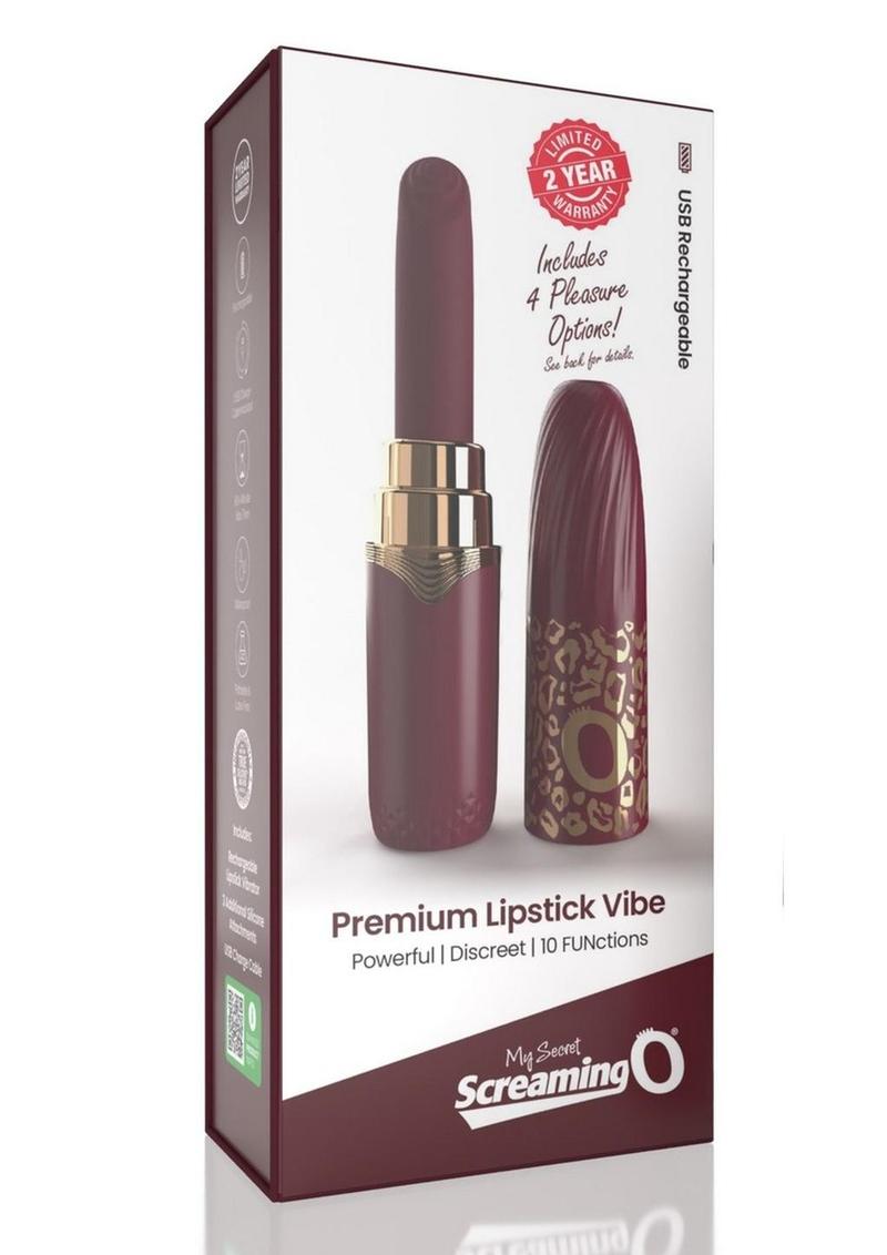 My Secret Premium Rechargeable Lipstick Vibrator