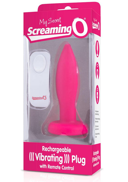 My Secret Rechargeable Vibrating Plug with Wireless Remote Control Waterproof