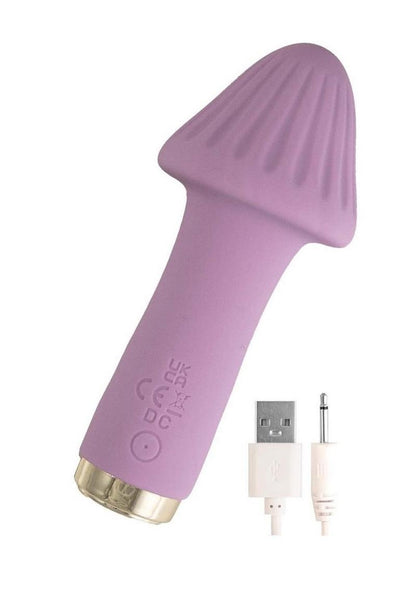 My Secret Shroom Rechargeable Silicone Vibrator - Purple