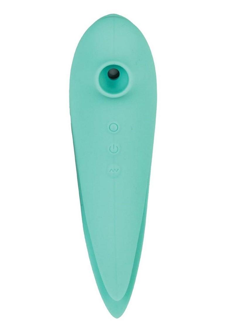 Mystique Suction Vibrating Rechargeable Silicone Massager