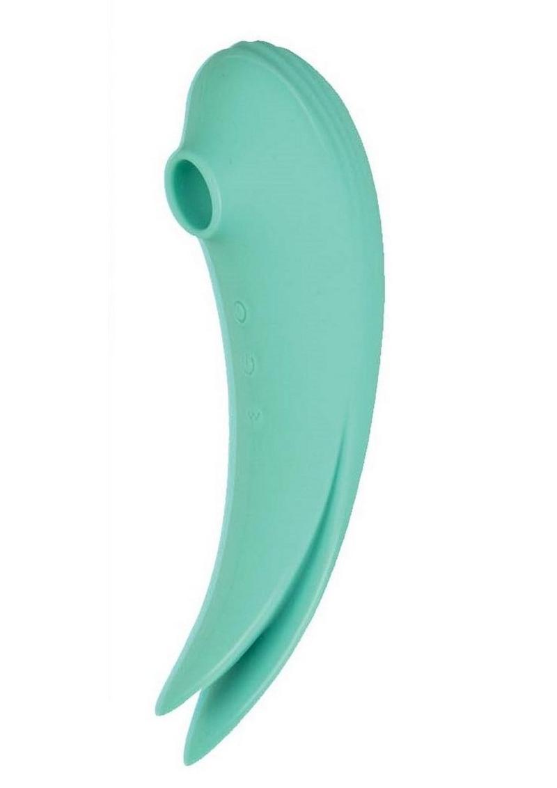 Mystique Suction Vibrating Rechargeable Silicone Massager