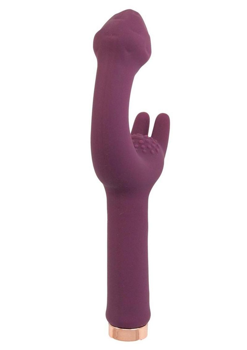 Mystique Vibrating Massagers Rechargeable Silicone G-Spot Vibrator - Eggplant/Purple