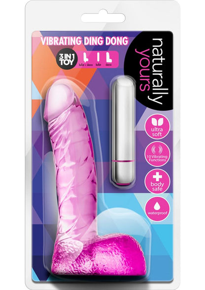 Naturally Yours Vibrating Ding Dong Dildo