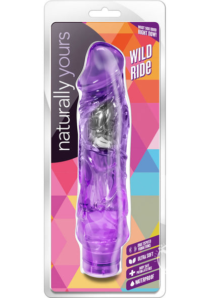 Naturally Yours Wild Ride Vibrating Dildo