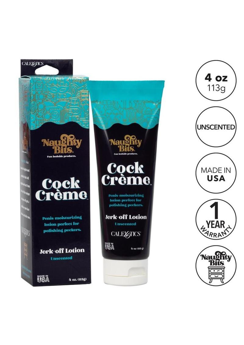 Naughty Bits Cock CrÃ¨me Water Based Jerk-Off Lotion - Boxed