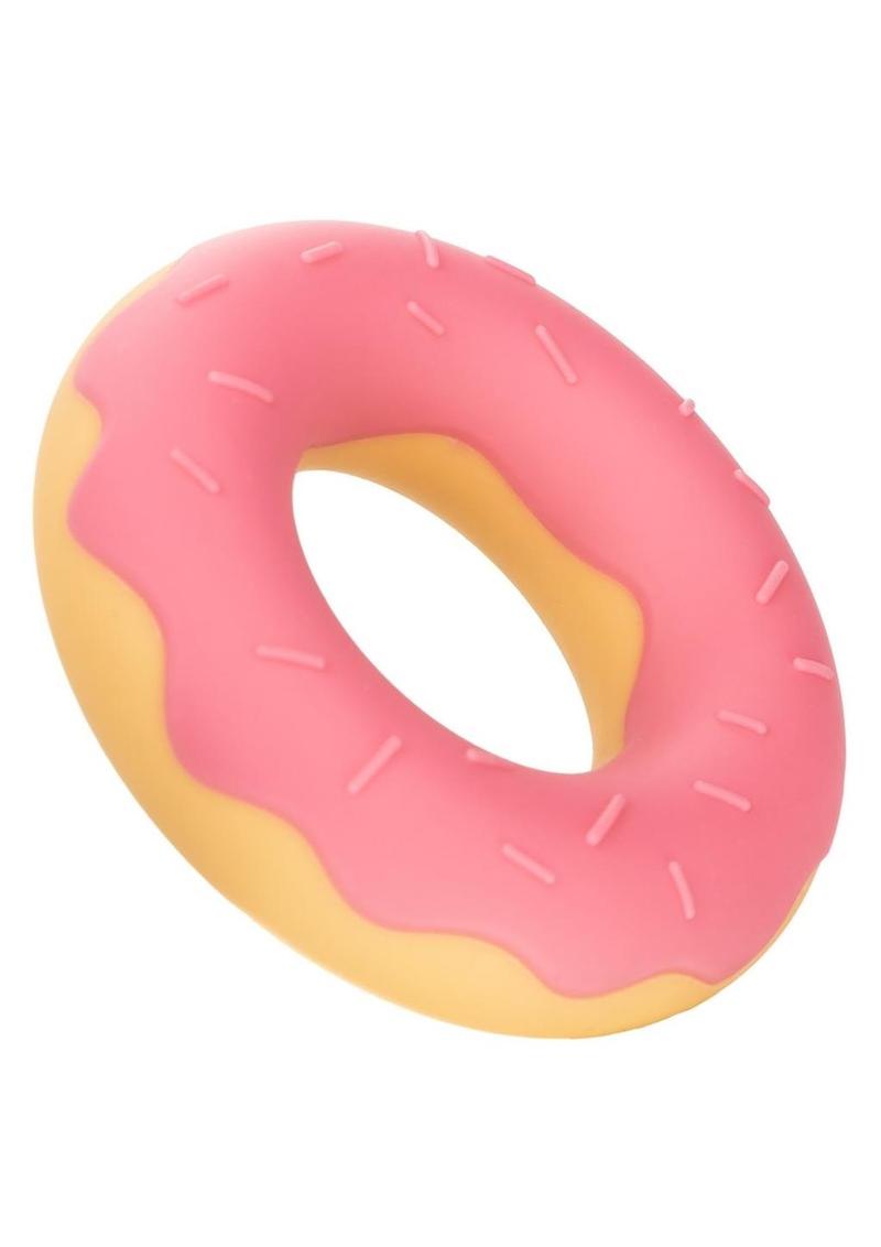 Naughty Bits Dickin' Donuts Silicone Donut Cock Ring - Pink