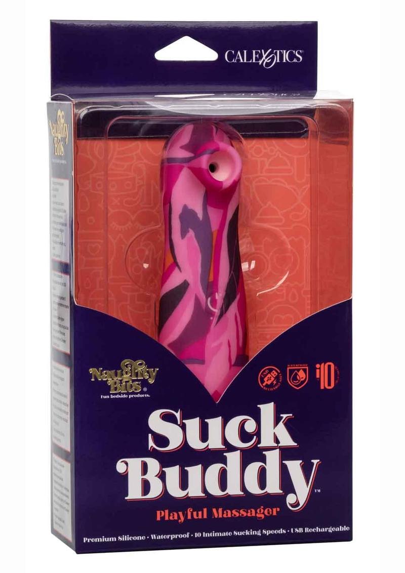 Naughty Bits Suck Buddy Playful Rechargeable Silicone Massager