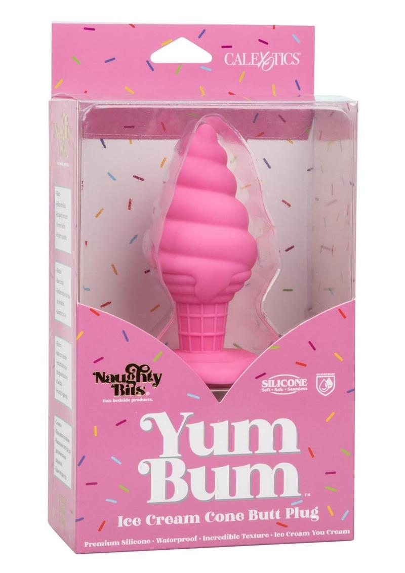 Naughty Bits Yum Bum Ice Cream Cone Silicone Butt Plug