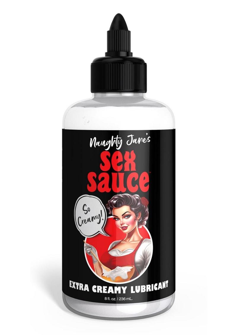 Naughty Jane's Sex Sauce Extra Creamy Lubricant - Clear - 8oz