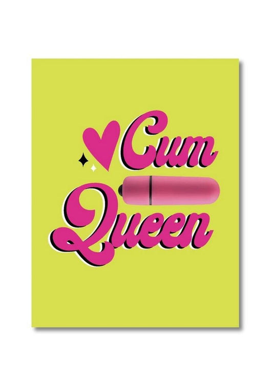 Naughtyvibes Vibe Cum Queen Greeting Card