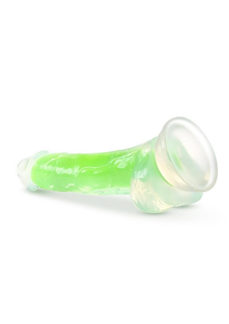 Neo Elite Glow In The Dark Dildo with Balls