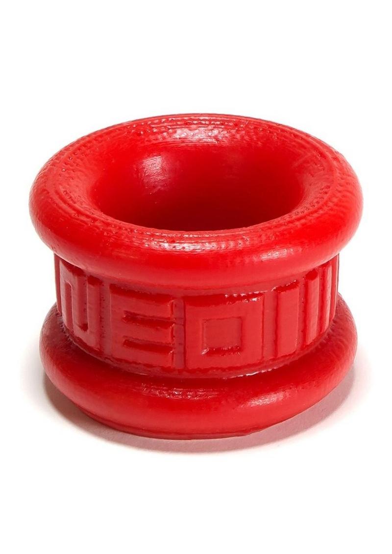 Neo Short Silicone Ballstretcher - Red - Small