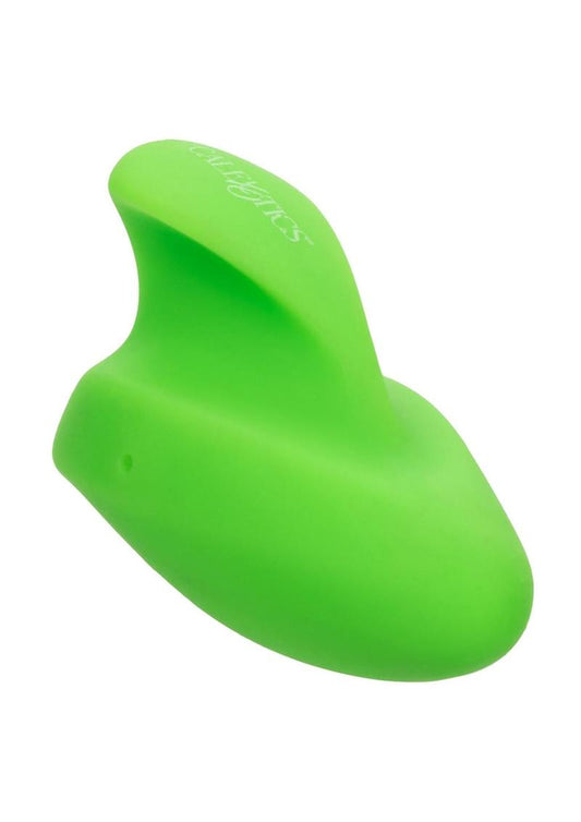 Neon Vibes The Ecstasy Vibe Rechargeable Silicone Vibrator - Green