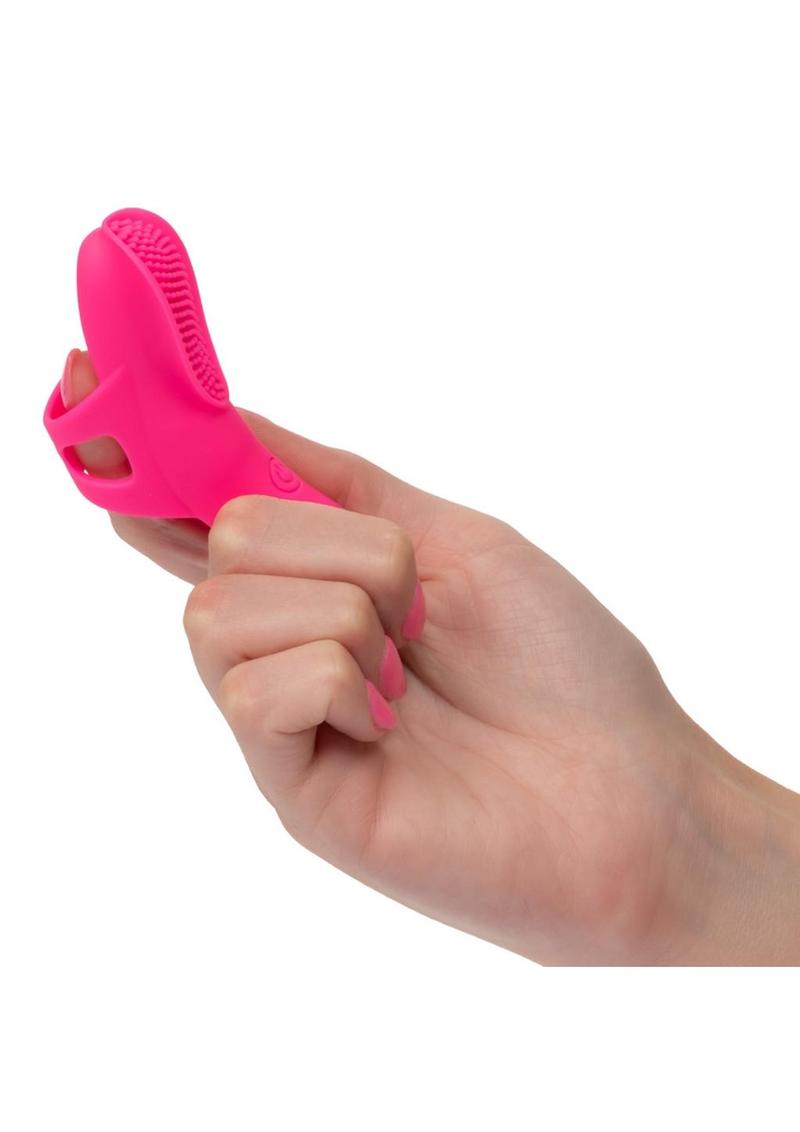 Neon Vibes The Nubby Rechargeable Silicone Vibrator - Pink