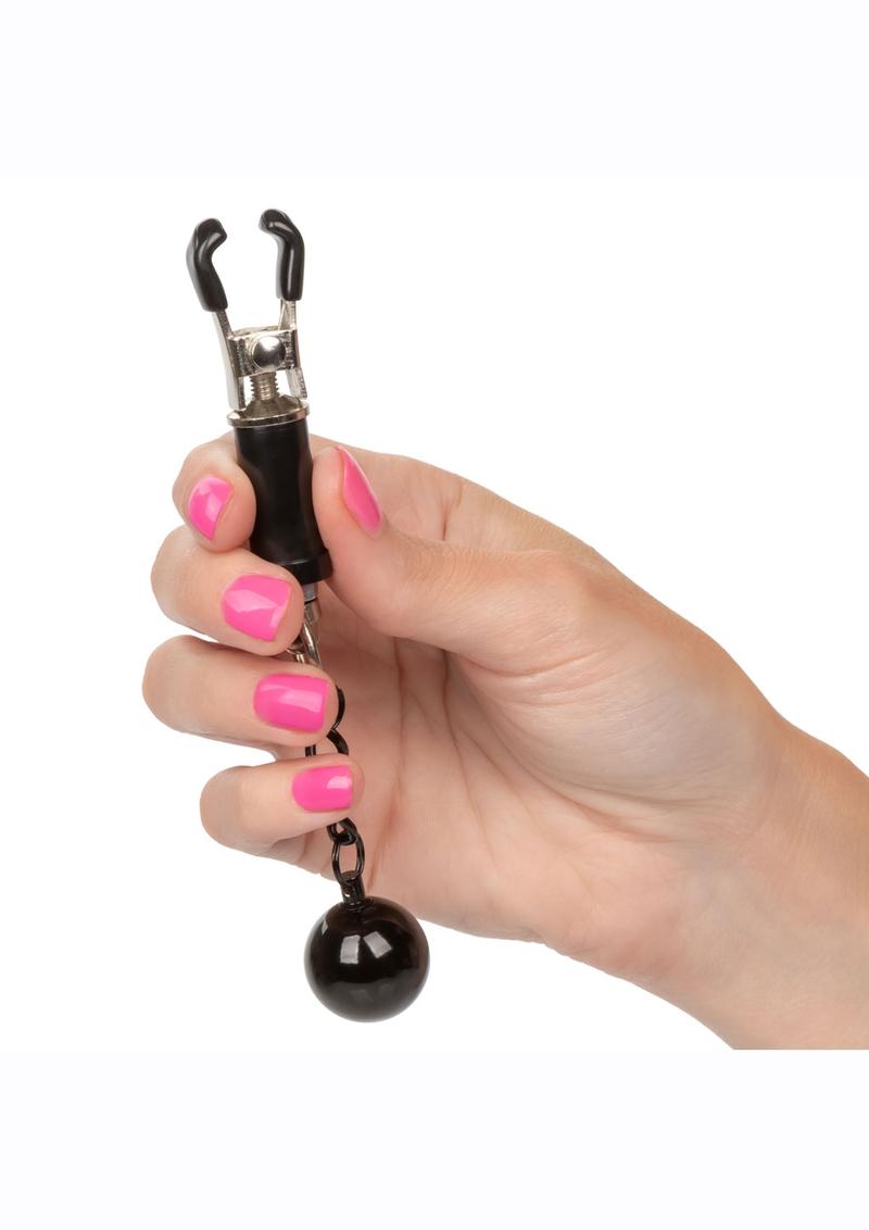 Nipple Grips Weighted Twist Nipple Clamps - Black