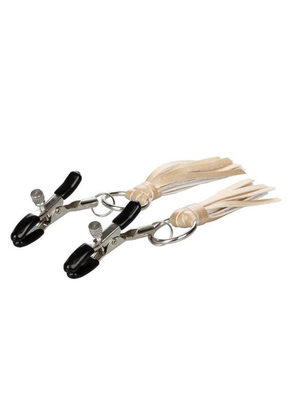 Nipple Play Playful Tassels Nipple Clamps - Gold