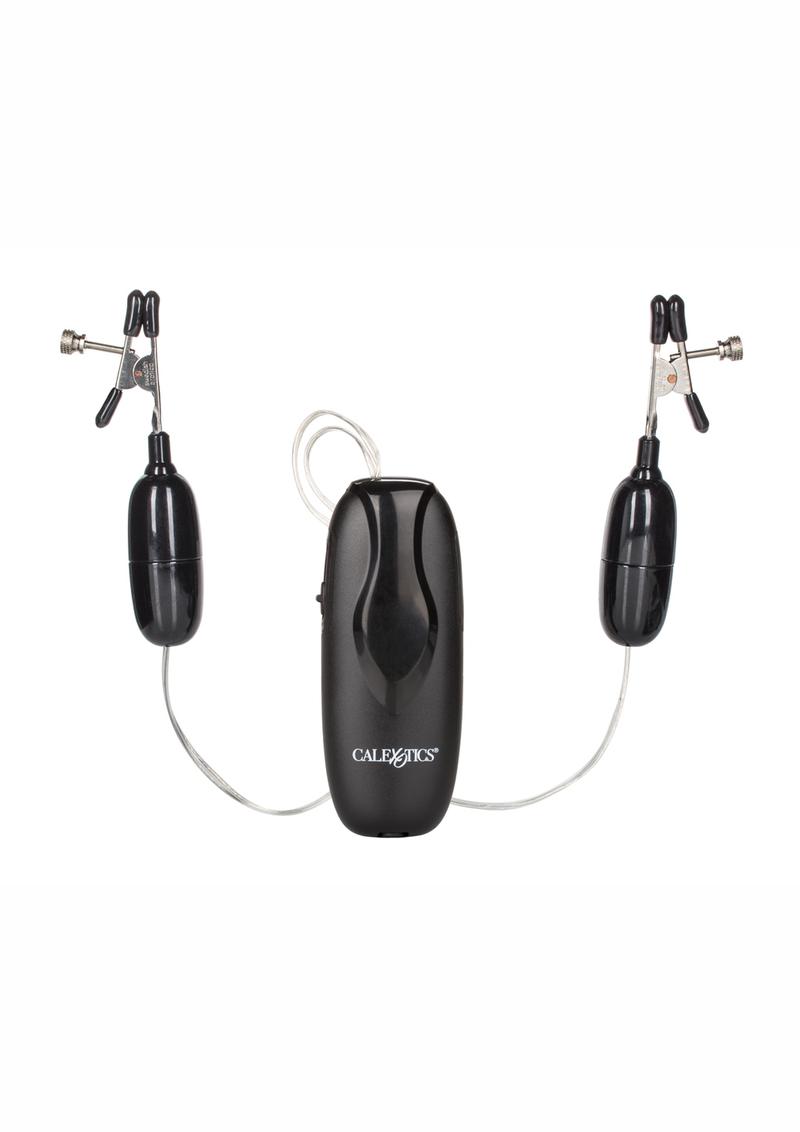 Nipple Play Vibrating Nipple Clamps with Remote